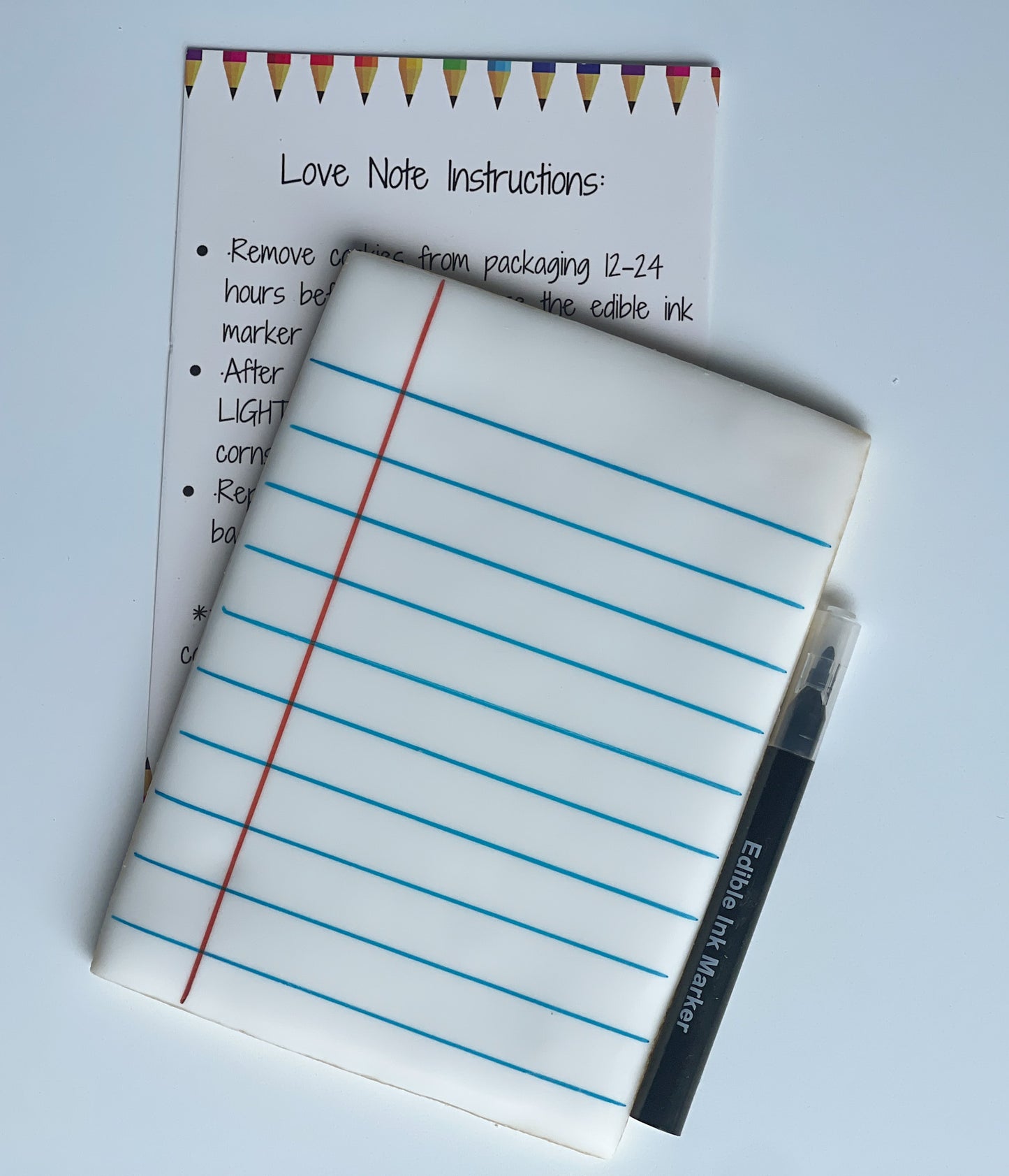 Back to School Lunchbox Lovenote