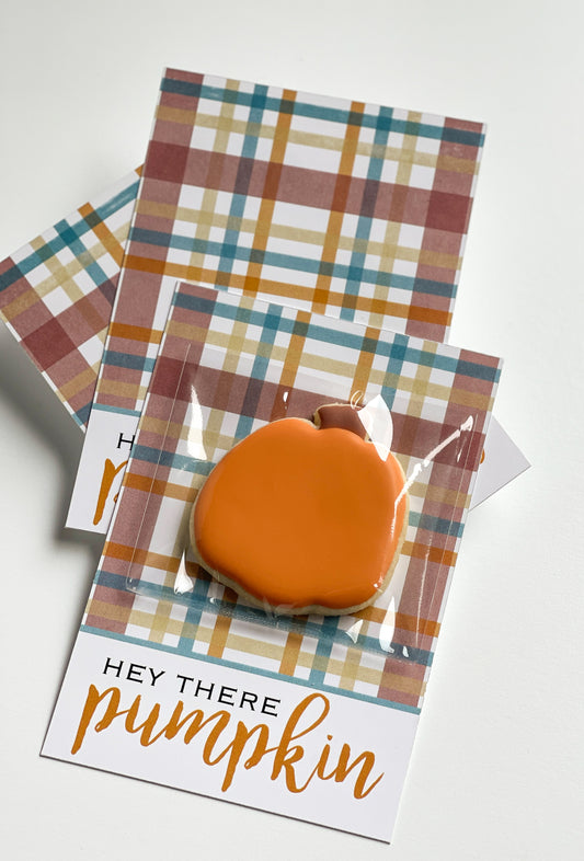 Thanksgiving - Pumpkin Cookie Cards
