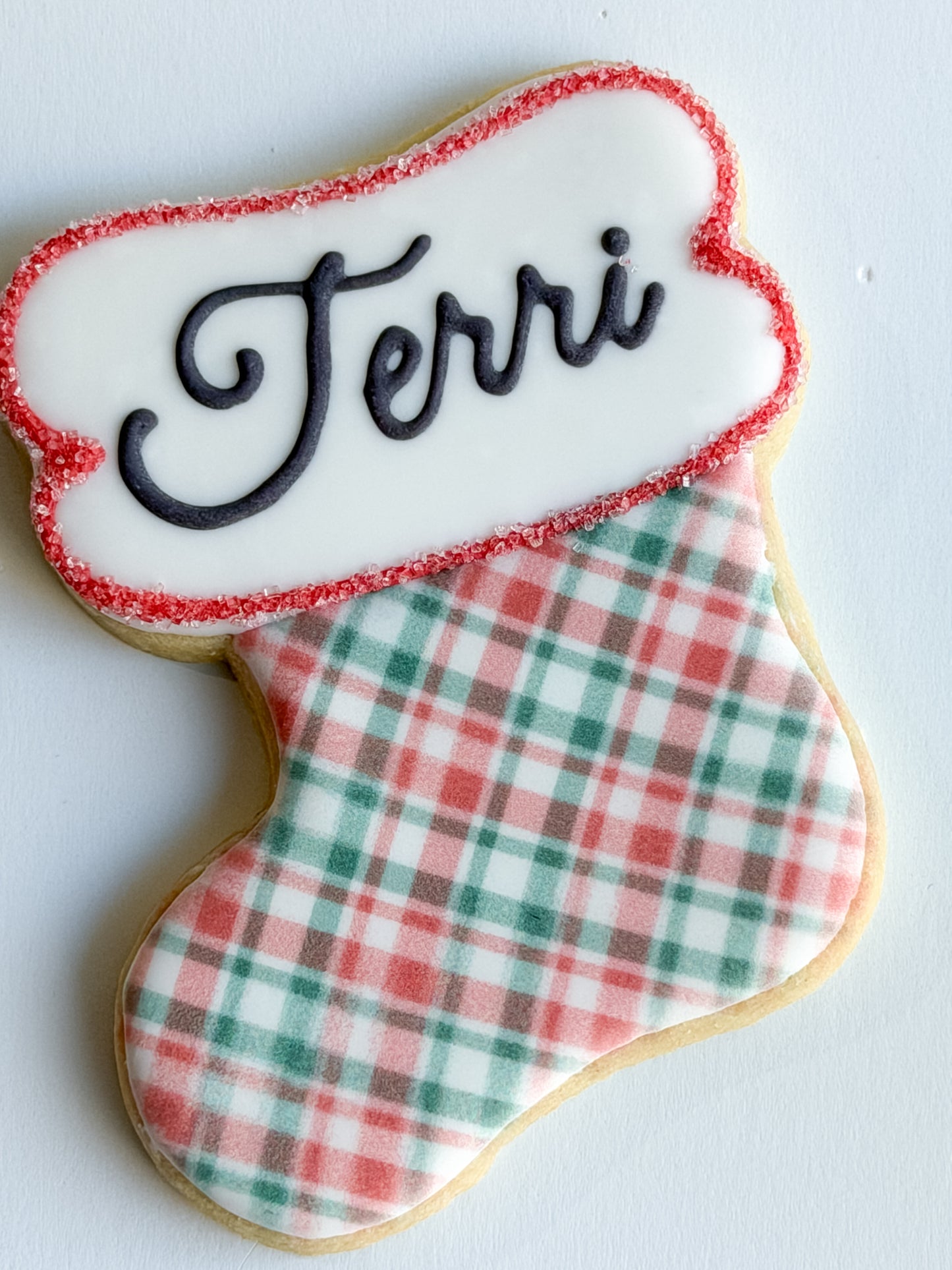 Christmas/Holiday - Personalized Plaid Stocking