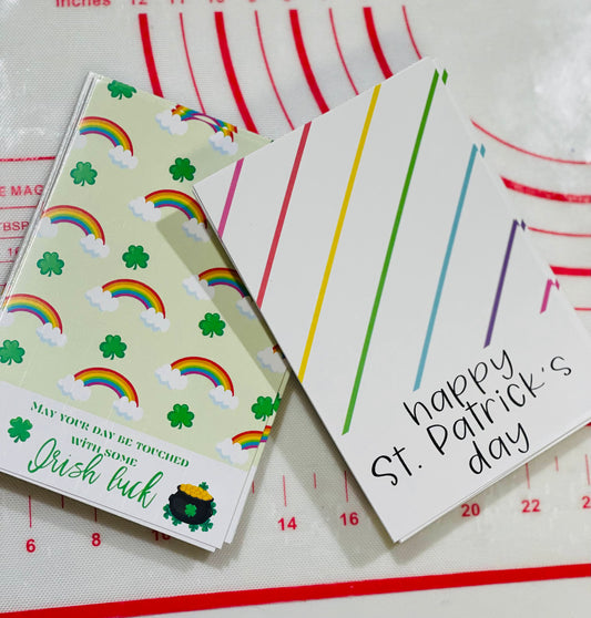 St. Patrick's Day - Shamrock Cookie Cards