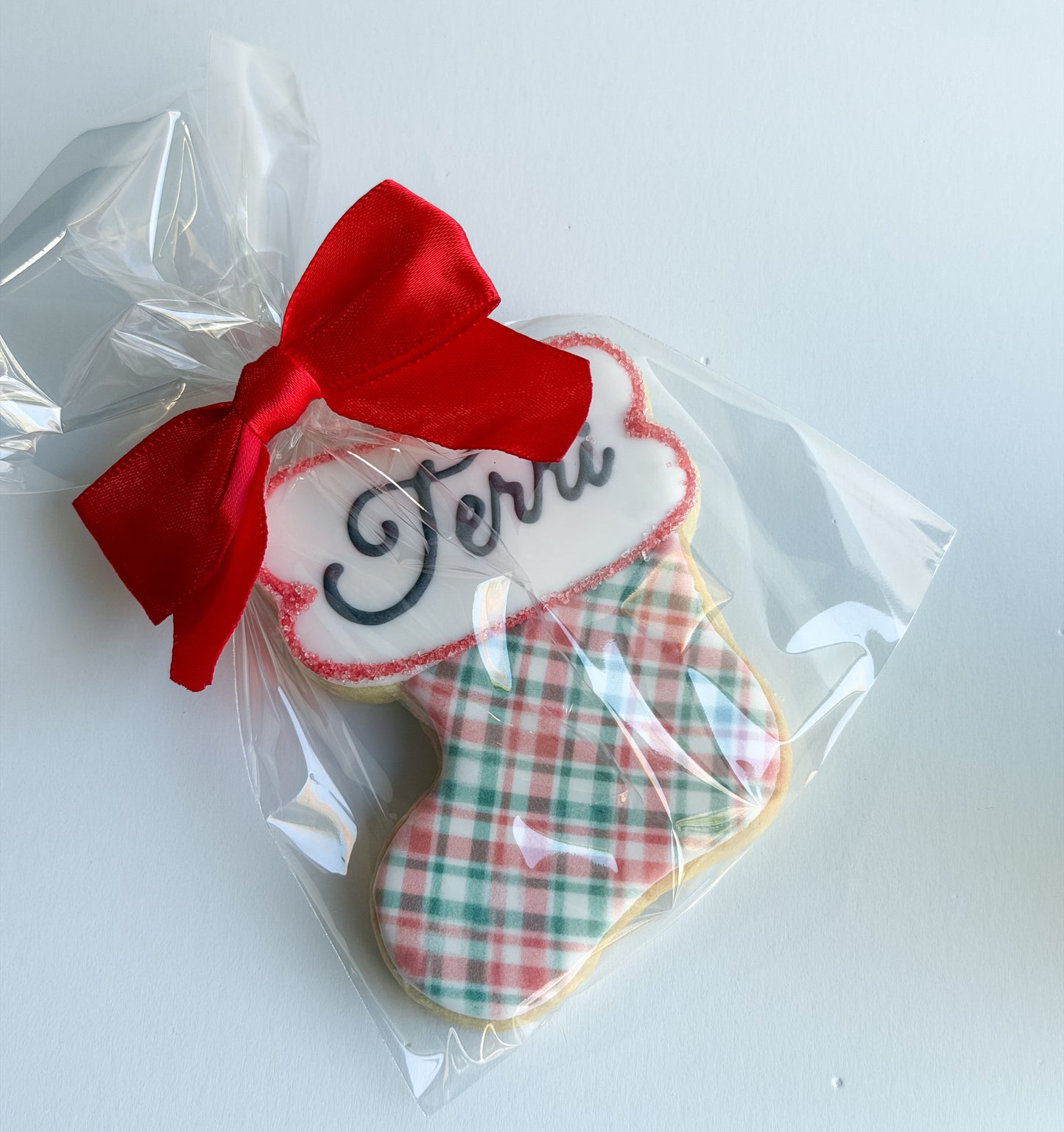 Christmas/Holiday - Personalized Plaid Stocking